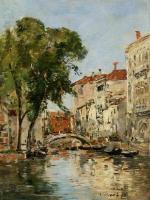 Boudin, Eugene - Small Canal in Venice